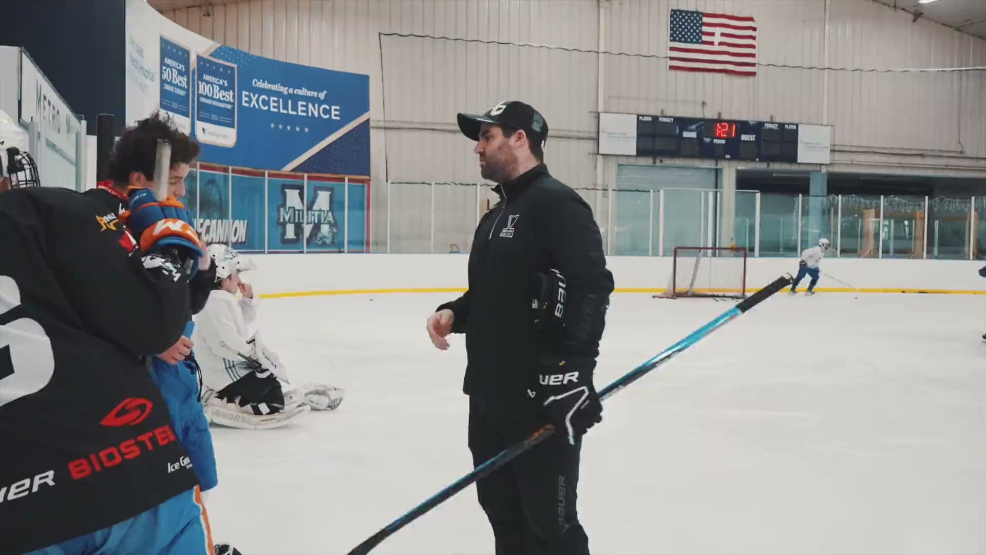 Vanguard Hockey International on-ice training
